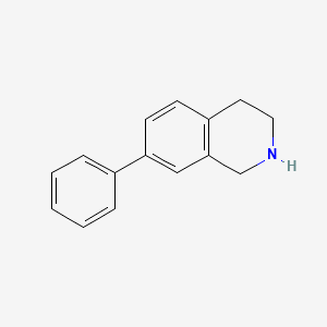 molecular formula C15H15N B1596616 7-Phenyl-1,2,3,4-tetrahydroisoquinoline CAS No. 24464-41-3