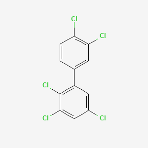 molecular formula C12H5Cl5 B1596622 2,3,3',4',5-Pentachlorobiphenyl CAS No. 70424-68-9