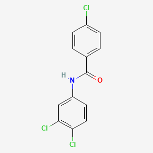molecular formula C13H8Cl3NO B1596630 4-chloro-N-(3,4-dichlorophenyl)benzamide CAS No. 56661-50-8