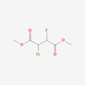 molecular formula C6H8BrFO4 B1596634 Dimethyl threo-2-bromo-3-fluorosuccinate CAS No. 36875-34-0