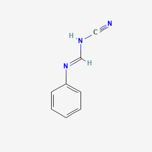 N-Cyano-N'-phenylformimidamide