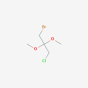 molecular formula C5H10BrClO2 B1596636 1-Bromo-3-chloro-2,2-dimethoxypropane CAS No. 22089-54-9