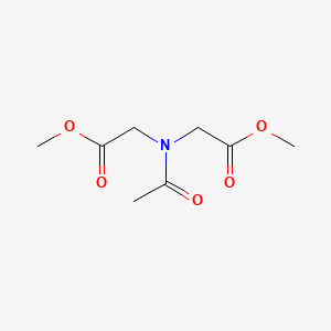 molecular formula C8H13NO5 B1596643 (Acetyl-methoxycarbonylmethyl-amino)-acetic acid methyl ester CAS No. 5410-10-6
