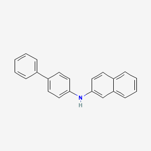 molecular formula C22H17N B1596644 N-(4-Biphenylyl)-2-naphthylamine CAS No. 6336-92-1