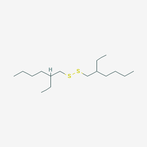 B1596647 3-[(2-Ethylhexyldisulfanyl)methyl]heptane CAS No. 79392-44-2