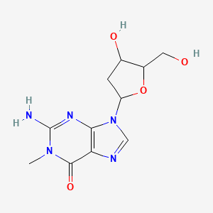 molecular formula C11H15N5O4 B1596648 Guanosine, 2'-deoxy-1-methyl- CAS No. 5132-79-6