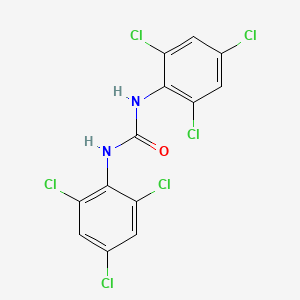 molecular formula C13H6Cl6N2O B1596654 Carbanilide, 2,2',4,4',6,6'-hexachloro- CAS No. 20632-35-3