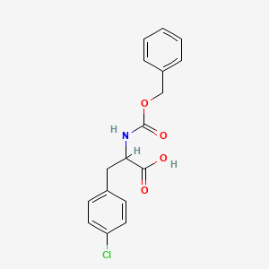 molecular formula C17H16ClNO4 B1596656 Z-DL-Phe(4-CL)-OH CAS No. 55478-54-1