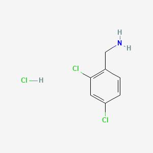 molecular formula C7H8Cl3N B1596659 (2,4-Dichlorobenzyl)amine hydrochloride CAS No. 73728-66-2