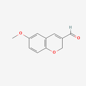 molecular formula C11H10O3 B1596660 6-Methoxy-2H-chromene-3-carbaldehyde CAS No. 57543-40-5