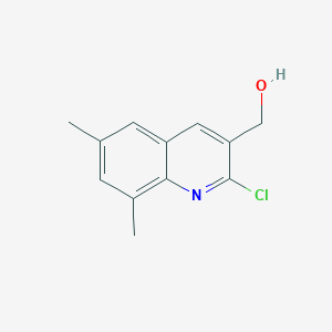 molecular formula C12H12ClNO B1596667 2-Chloro-6,8-dimethylquinoline-3-methanol CAS No. 333408-42-7