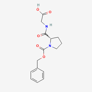 molecular formula C15H18N2O5 B1596670 Z-Pro-Gly-OH CAS No. 2766-18-9
