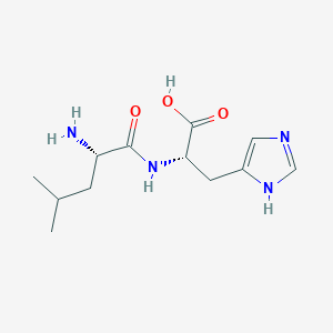 molecular formula C12H20N4O3 B1596672 Leu-His CAS No. 38062-72-5
