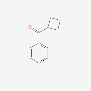 molecular formula C12H14O B1596673 Cyclobutyl 4-methylphenyl ketone CAS No. 53342-39-5