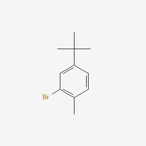 molecular formula C11H15B B1596674 2-溴-4-叔丁基-1-甲基苯 CAS No. 61024-94-0