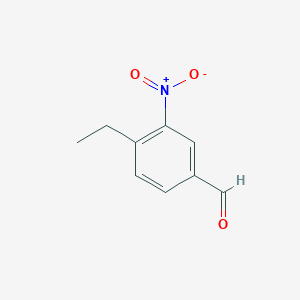 molecular formula C9H9NO3 B1596680 4-Ethyl-3-nitrobenzaldehyde CAS No. 4748-80-5