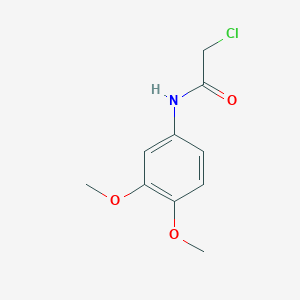molecular formula C10H12ClNO3 B1596685 2-chloro-N-(3,4-dimethoxyphenyl)acetamide CAS No. 62593-78-6