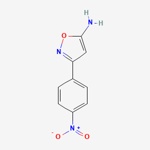 molecular formula C9H7N3O3 B1596690 3-(4-Nitro-phenyl)-isoxazol-5-ylamine CAS No. 119162-48-0