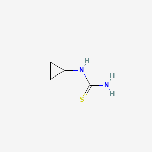 molecular formula C4H8N2S B1596692 N-cyclopropylthiourea CAS No. 56541-14-1