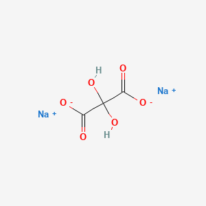 molecular formula C3H4Na2O7 B1596693 Disodium;2,2-dihydroxypropanedioate;hydrate CAS No. 31635-99-1