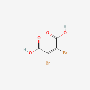 molecular formula C4H2Br2O4 B1596694 Dibromomaleic acid CAS No. 608-37-7