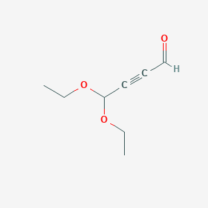 molecular formula C8H12O3 B1596695 4,4-二乙氧基丁-2-炔醛 CAS No. 74149-25-0