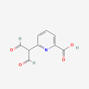 molecular formula C9H7NO4 B1596699 6-(1,3-dioxopropan-2-yl)pyridine-2-carboxylic Acid CAS No. 212755-80-1