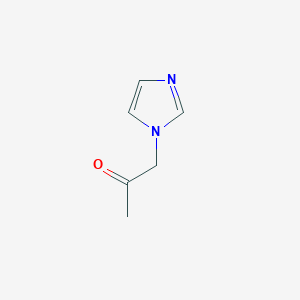 molecular formula C6H8N2O B159670 1-(1H-imidazol-1-yl)acetone CAS No. 131394-02-0