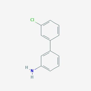 molecular formula C12H10ClN B1596719 (3'-氯联苯基-3-基)胺 CAS No. 56763-55-4