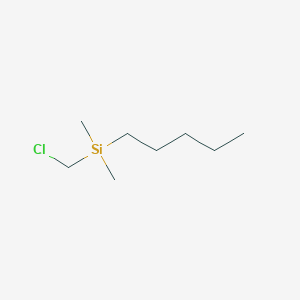 molecular formula C8H19ClSi B1596723 Chloromethyldimethylpentylsilane CAS No. 73013-39-5