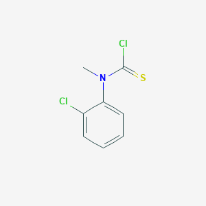 molecular formula C8H7Cl2NS B1596724 N-(2-Chlorophenyl)-N-methylthiocarbamoyl chloride CAS No. 362601-72-7