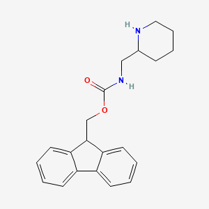 molecular formula C21H24N2O2 B1596730 2-N-Fmoc-氨基甲基哌啶 CAS No. 672310-15-5