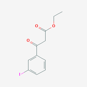 molecular formula C11H11IO3 B1596733 乙基(3-碘苯甲酰)乙酸酯 CAS No. 68332-33-2