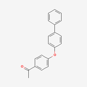 molecular formula C20H16O2 B1596738 4'-(4-Phenylphenoxy)acetophenone CAS No. 35155-09-0
