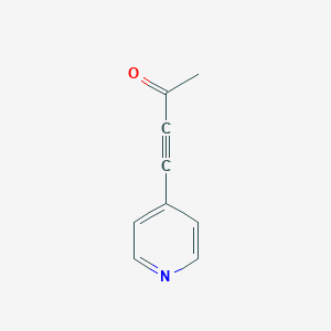 molecular formula C9H7NO B159674 4-(Pyridin-4-yl)but-3-yn-2-one CAS No. 138852-30-9