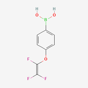 molecular formula C8H6BF3O3 B1596740 [4-(1,2,2-trifluoroethenoxy)phenyl]boronic Acid CAS No. 213701-14-5