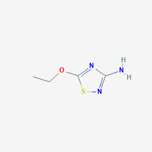 molecular formula C4H7N3OS B1596742 5-Ethoxy-1,2,4-thiadiazol-3-amine CAS No. 89124-90-3