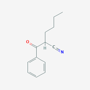 molecular formula C13H15NO B1596745 2-Benzoylhexanenitrile CAS No. 561305-79-1