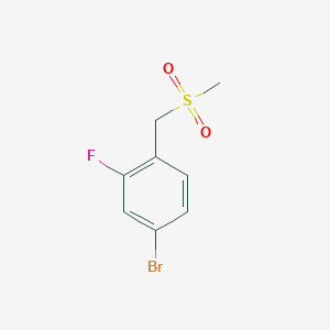 4-Bromo-2-fluoro-1-(methylsulfonylmethyl)benzene