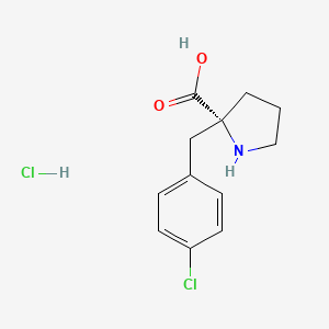 (R)-2-(4-Chlorobenzyl)pyrrolidine-2-carboxylic acid hydrochloride