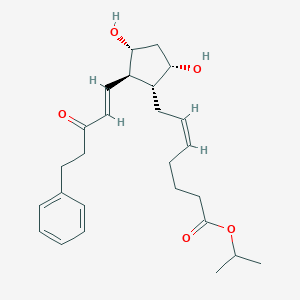 propan-2-yl (Z)-7-[(1R,2R,3R,5S)-3,5-dihydroxy-2-[(E)-3-oxo-5-phenylpent-1-enyl]cyclopentyl]hept-5-enoate