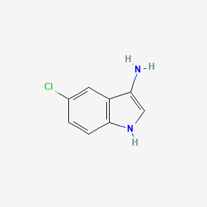 molecular formula C8H7ClN2 B1596752 5-chloro-1H-indol-3-amine CAS No. 72561-51-4