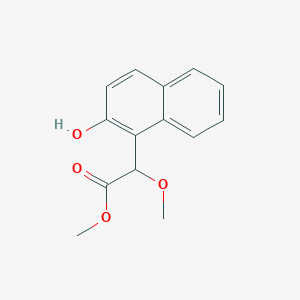 molecular formula C14H14O4 B1596758 Methyl 2-(2-hydroxy-1-naphthyl)-2-methoxyacetate CAS No. 624722-15-2
