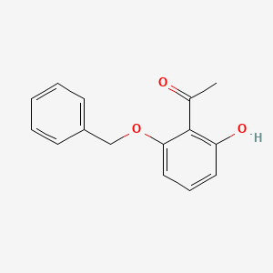 molecular formula C15H14O3 B1596768 1-[2-(Benzyloxy)-6-hydroxyphenyl]ethan-1-one CAS No. 4047-24-9