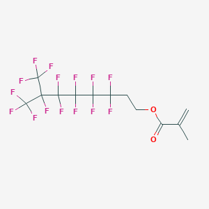 molecular formula C13H9F15O2 B1596769 3,3,4,4,5,5,6,6,7,8,8,8-Dodecafluoro-7-(trifluoromethyl)octyl 2-methylprop-2-enoate CAS No. 50836-66-3