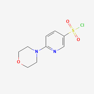 molecular formula C9H11ClN2O3S B1596772 6-Morpholin-4-yl-pyridine-3-sulfonyl chloride CAS No. 337508-68-6