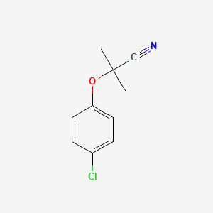 2-(4-Chlorophenoxy)-2-methylpropanenitrile