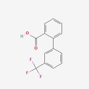 molecular formula C14H9F3O2 B1596781 2-(3-Trifluoromethylphenyl)benzoic acid CAS No. 408367-99-7