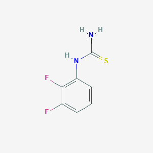 molecular formula C7H6F2N2S B1596784 (2,3-二氟苯基)硫脲 CAS No. 572889-25-9