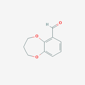3,4-dihydro-2H-1,5-benzodioxepine-6-carbaldehyde